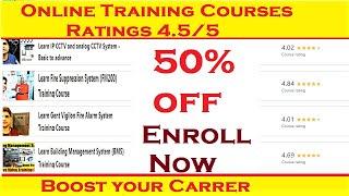 Online Training Courses only Rs. 499 - BMS System, Fire Alarm , CCTV, FM200 System