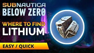 Where to find Lithium | Subnautica Below Zero