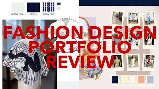 Fashion Design Critique: 2 Portfolios (Womenswear + Childrenswear)