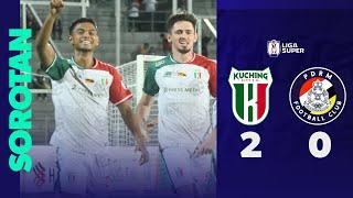 Kuching City FC 2 - 0 PDRM FC | Sorotan Perlawanan Liga Super 2024/25