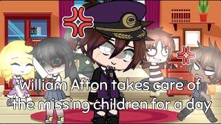 William Afton takes care of the missing children for a day || Gacha Club ||