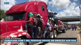 Caravana de imigrantes segue rumo aos Estados Unidos