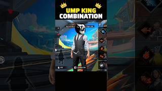 UMP KING COMBINATION  | BEST CHARACTER SKILL COMBINATION FOR CS RANK | SKILL COMBINATION #shorts