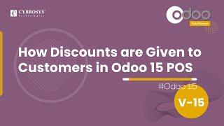 How Discounts Are Given to Customers in Odoo 15 PoS | Odoo 15 Point of Sale Discount