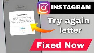 try again later instagram try again later problem | instagram par try again later problem