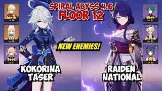 Furina Kokomi Taser & Raiden National | Spiral Abyss 4.6