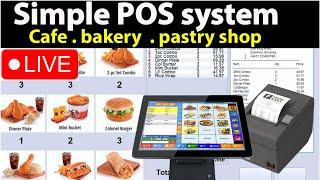 simple pos system for small business with Bill Printing in java | Touch screen  POS