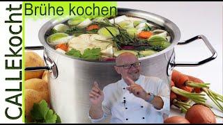 Rinderbrühe selber machen - Rezept für eine Bouillon aus Knochen