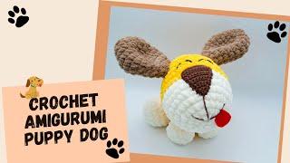 Schritt-für-Schritt-Anleitung zum Häkeln eines Amigurumi-Welpen/Häkeln eines Plüschhundes