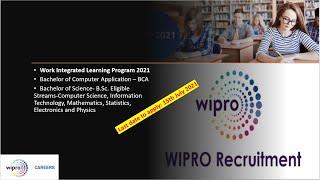 WIPRO (WILP 2021-Work Integrated Learning Program 2021)