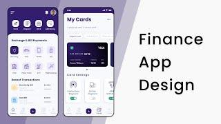 Finance App Design in Adobe XD |Adobe XD | Payment App Design Ideas