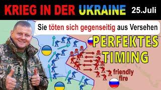 25.JULI: KLASSE - Russisches Friendly Fire hilft den Ukrainern bei Hlyboke | Ukraine-Krieg