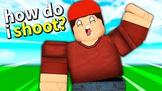 I pretended to be a noob.. (Roblox Arsenal)