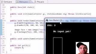 Java Game Development with Slick - 10 - Getting Mouse Input from the User