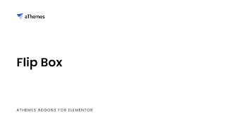 Flip Box widget for Elementor
