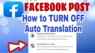 How to Turn Off Auto Translation in Facebook | Blissful Maylene vlog