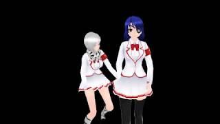 MMD Shiromi trying to get Aoi's love and failing miserably