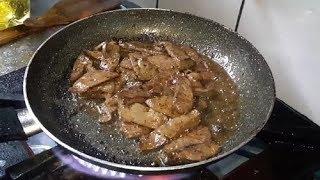 Aşçıların Bilmemizi İstemediği Tavada Yaprak Ciğer Tarifi, Nasıl Yapılır ( Liver in frying pan )