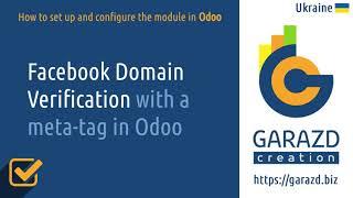 Facebook Domain Verification by meta-tag on Odoo website