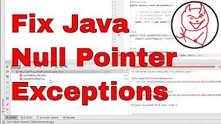Why does my java code throw a null pointer exception - how to fix?