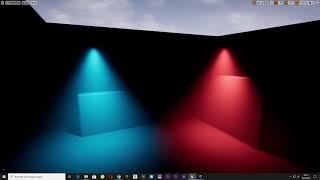 4- Unreal Engine 4 Volumetric light 2 Spotlight