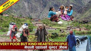 Very Poor But Kind-Hearted People of Nepali Village: Nepali Mountain Lifestyle || IamSuman