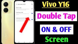 Vivo y16 double tap on off screen setting / Vivo y16 double tap turn on off screen / Vivo y16