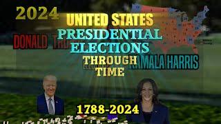 United States Presidential Elections Through Time: 1788 to 2024