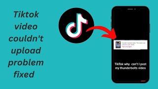 How To Fix TikTok couldn't upload video problem 2024/TikTok couldn't upload video saved to drafts