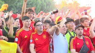 Fans in Madrid go wild as Spain equalise with France | AFP