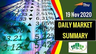 kse market summary|Video Review |19 Nov|kse summary today|psx market summary|stock exchange pakistan