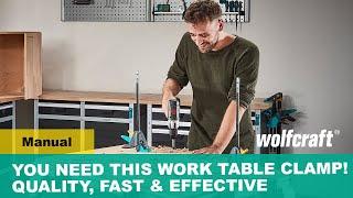 You Need This Work Table Clamp! High-Quality Build, Fast & Effective