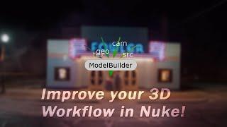 How to use Model Builder node in Nuke #nuke #compositing #keying