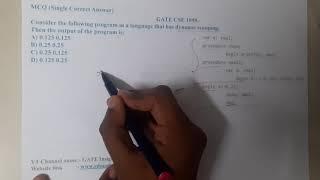 GATE CSE 1999 Q || C PROGRAMMING  ||Data Structure || GATE Insights Version: CSE