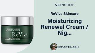 ReVive Skincare Moisturizing Renewal Cream / Nightly Retexturizer Review