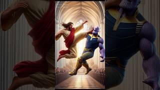 Jesus vs Thanos vs Satan, Joker, Valak, Voldemort, Hulk #marvel #shorts