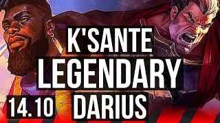 K'SANTE vs DARIUS (TOP) | 8/1/2, Legendary | EUW Master | 14.10