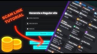 Roblox Tutorial on how to create Beaming fake Link (server link in description)