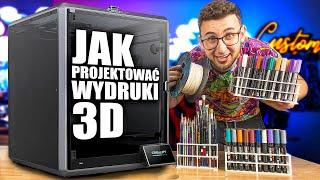 Jak zaprojektować i wydrukować swój własny projekt 3D w darmowym programie  - Creality K1 MAX