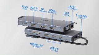 Simplify Your Connectivity with Mokin 12-in-1 USB C Hub