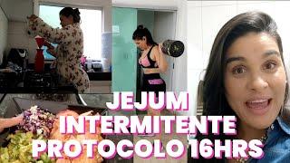 Jejum Intermitente protocolo 16 horas/Vlog Emagrecimento/Diário da dieta #jejumintermitente #jejum