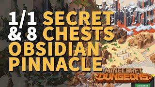 Obsidian Pinnacle Chests and Secret Minecraft Dungeons