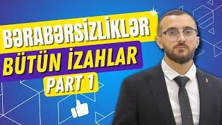 Bərabərsizlik Mövzu izahı Part 1 Bütün izahlar Qızıl qaydalar #blok #buraxılış #dim #riyaziyyat