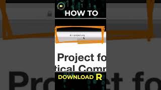 How to Download R #short