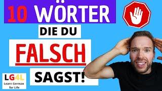 10 HÄUFIGE Aussprachefehler, die du nicht machen darfst! Akzentfrei + fließend Deutsch sprechen!