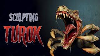 2D to 3D Sculpting Turok in 1 Minute #ZBrush #shorts #timelapse