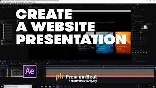 How To Create An Animated Website Presentation | PremiumBeat.com