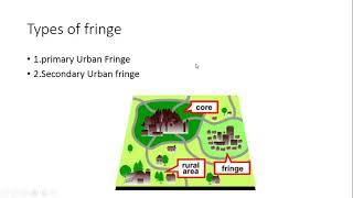 rural urban fringe