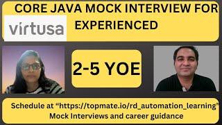 Virtusa Java Interview Questions | Core Java Interview Questions