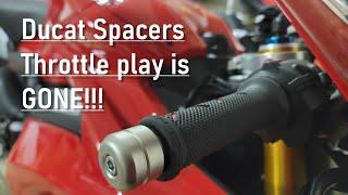 Eliminate throttle play on the V4S with Ducati Spacers